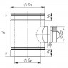 Ревизия для дымохода нерж/нерж Версия Люкс D-180/250 мм толщ. 0,5 мм [04621]