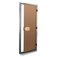 Стеклянные двери для сауны и бани Pal 80x200 матовые [03796]