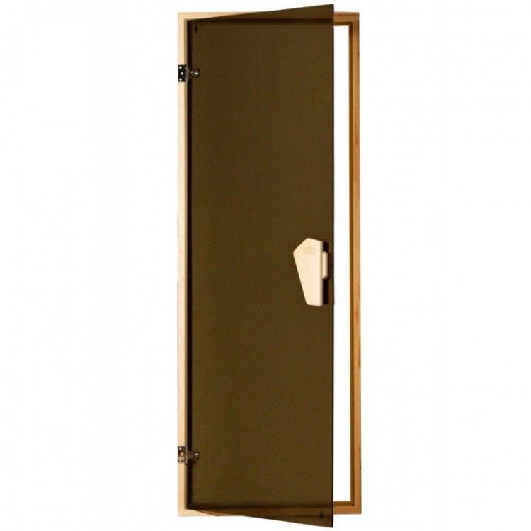 Стеклянная дверь для сауны Tesli Sateen  80x205 [03856]